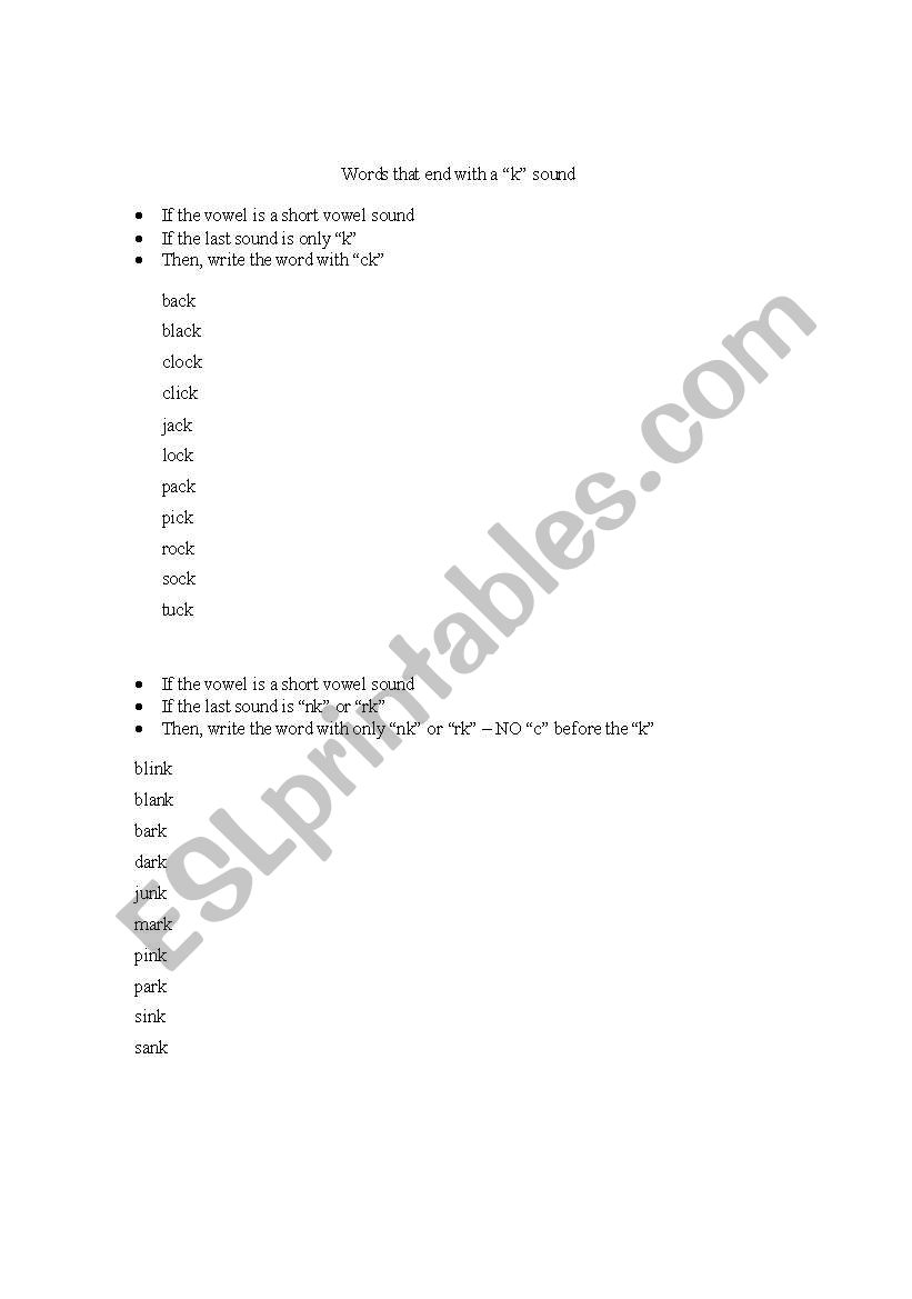 Forming contractions worksheet