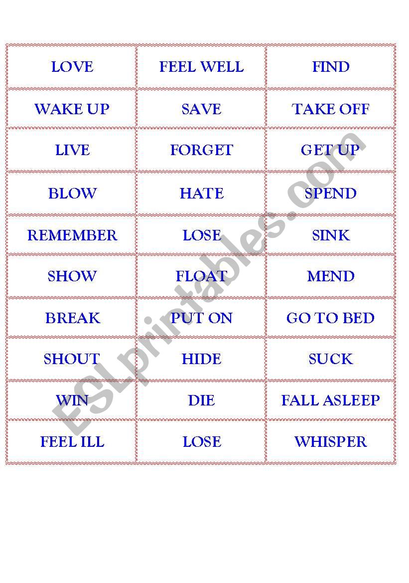 MATCH OPPOSITE VERBS 02 worksheet