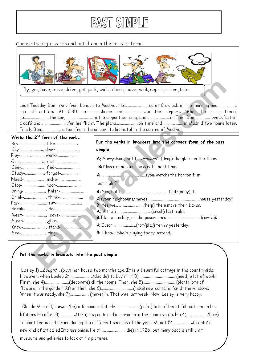 Past Simple worksheet