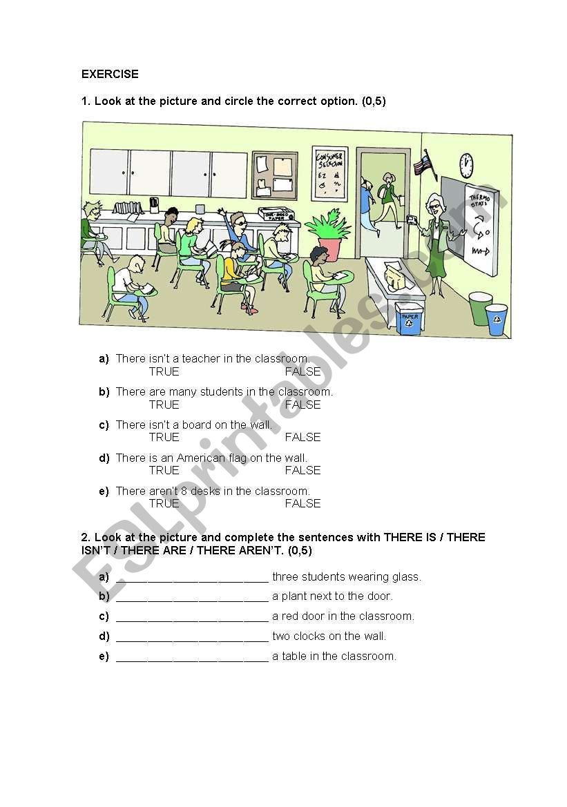 There to be worksheet