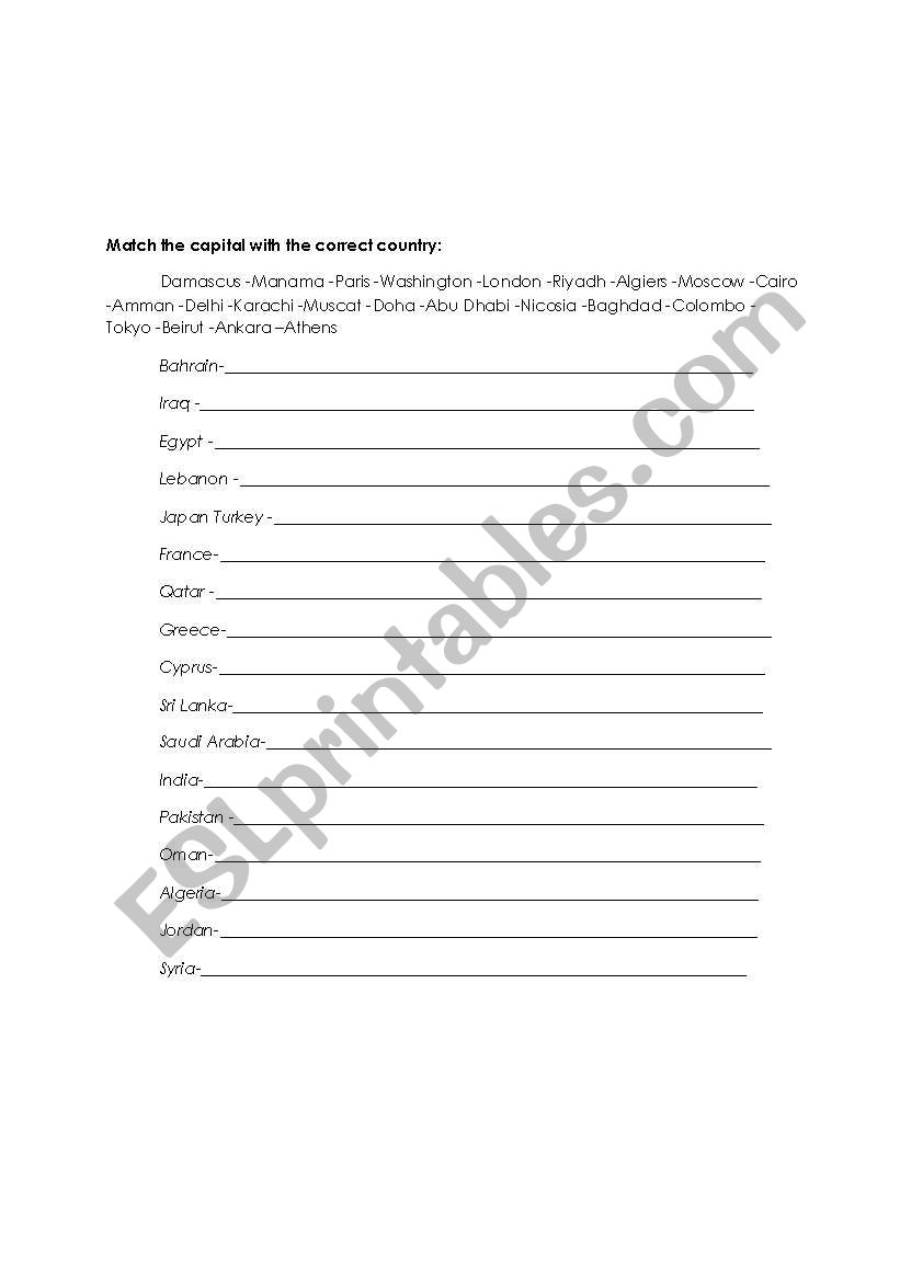 Reading and Writing quiz worksheet