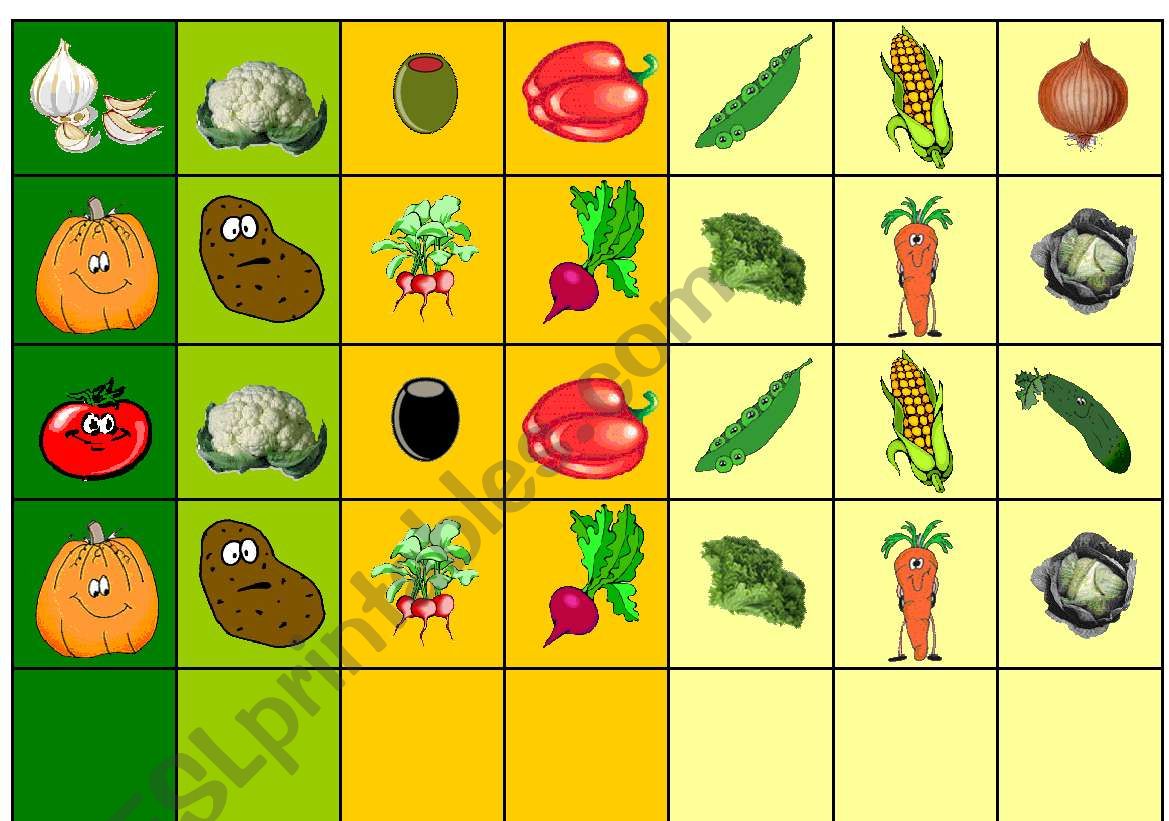 A Game What Vegetable Is It Part 2