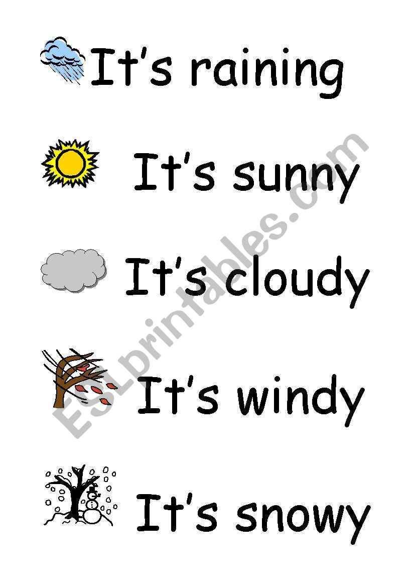 weather tags worksheet