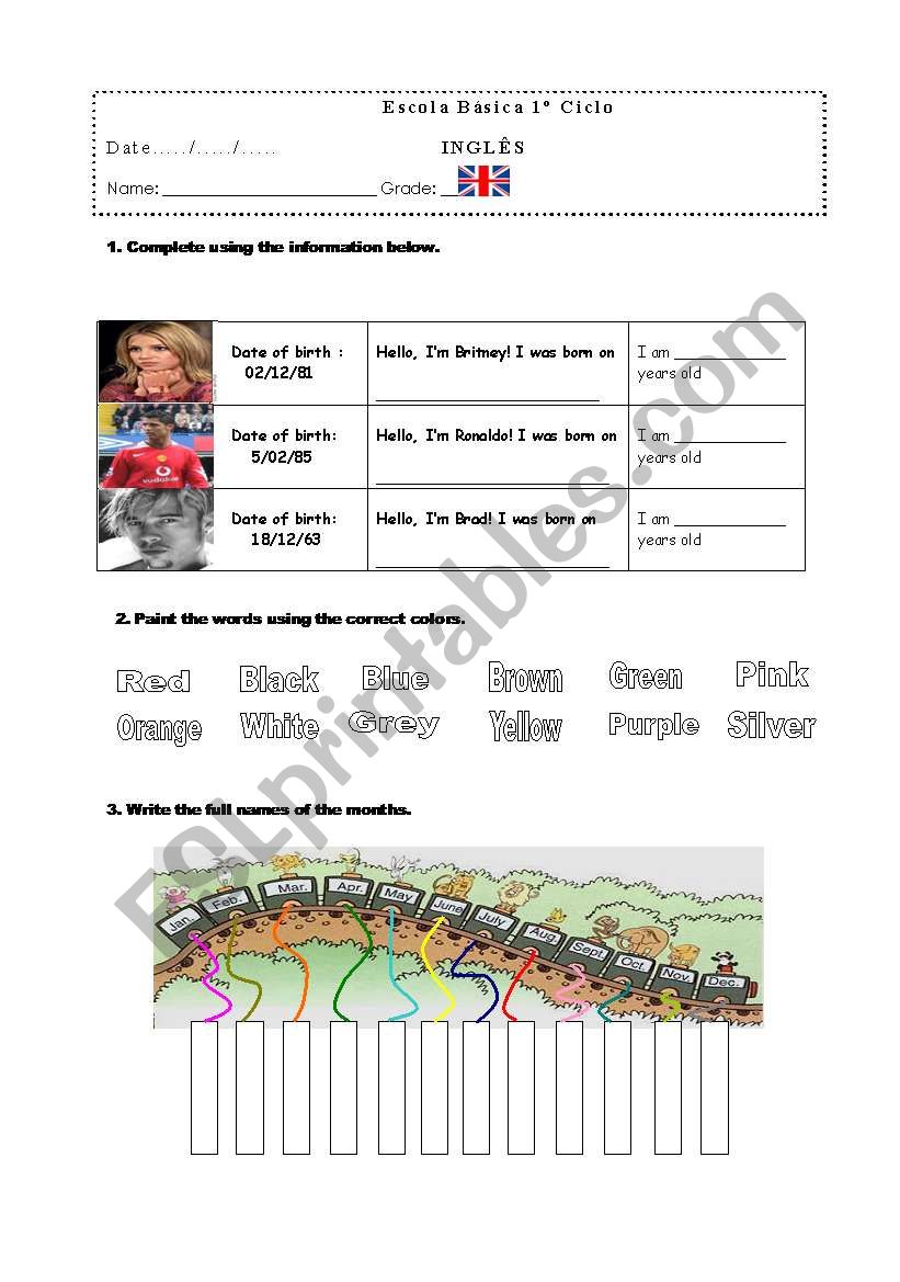 Revisions Worksheet worksheet