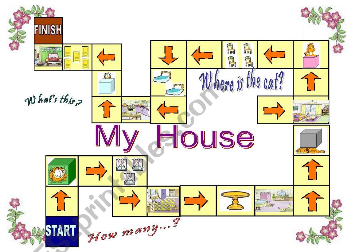 House game worksheet