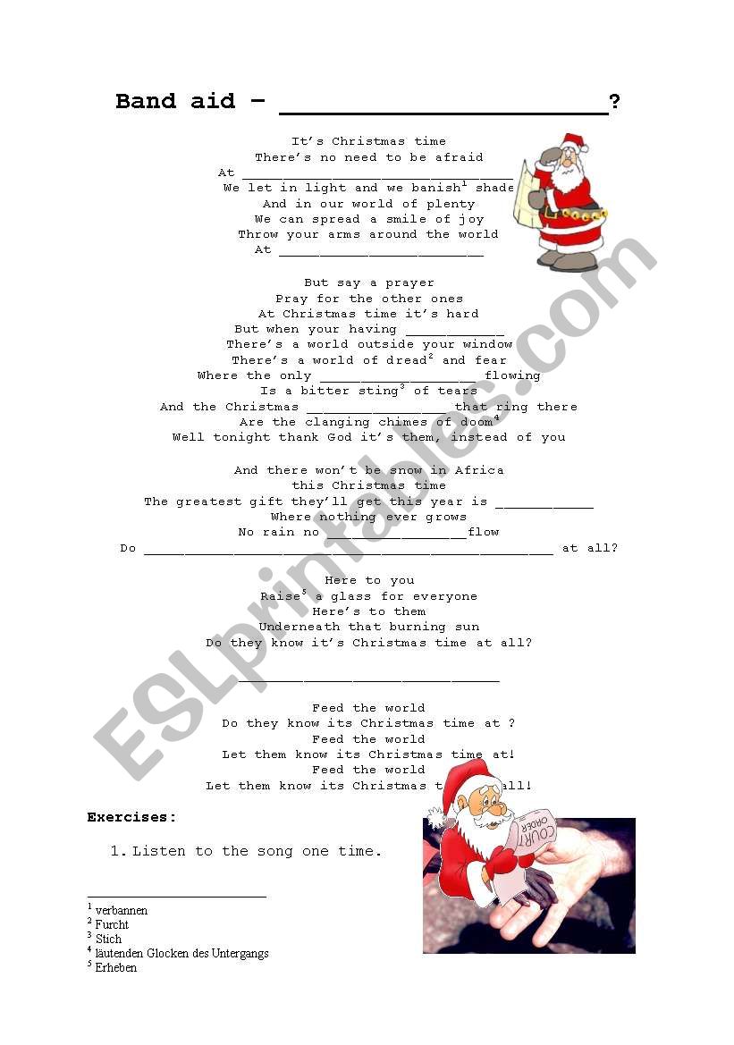 English Worksheets Do They Know Its Christmas Time