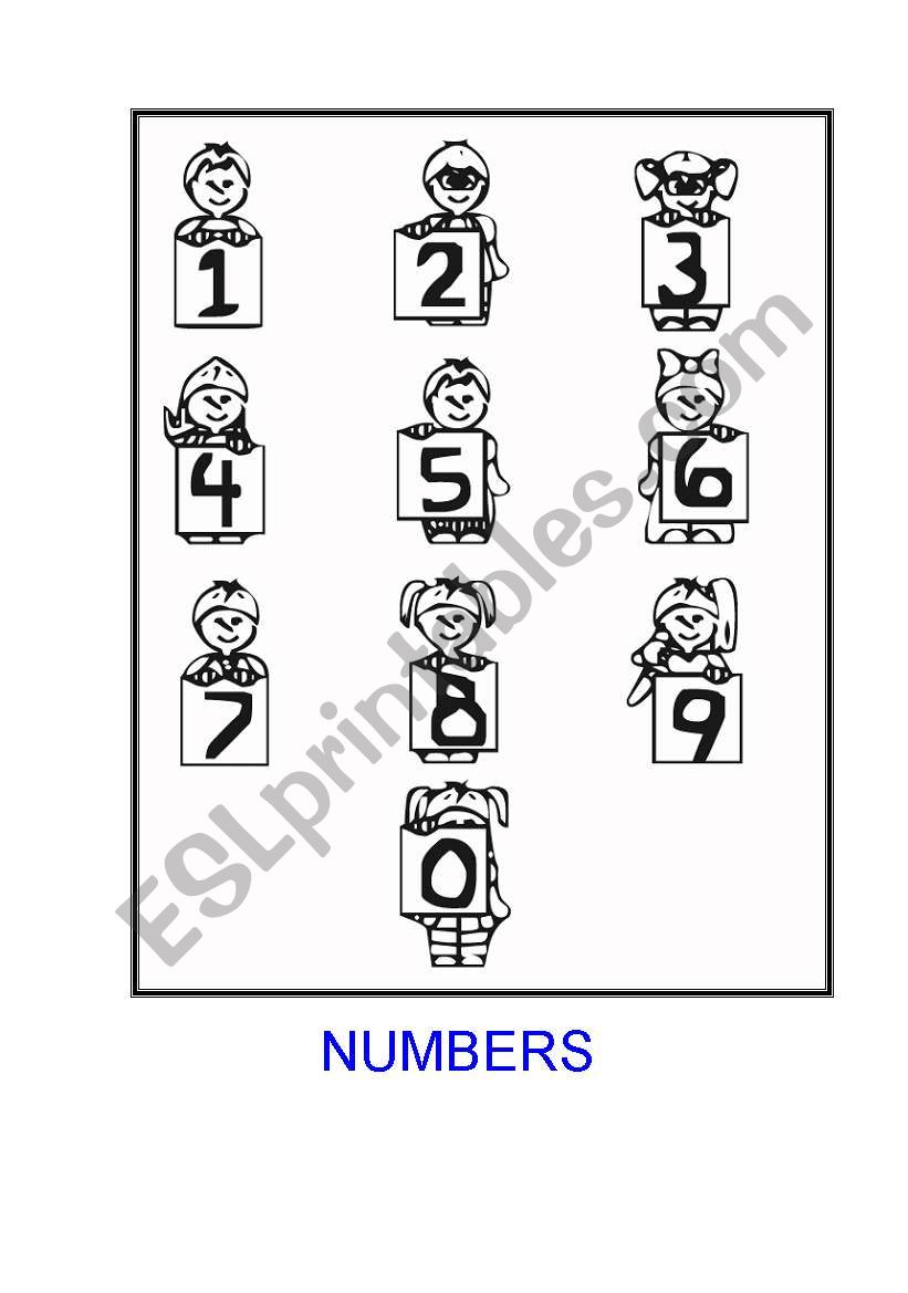 NUMBERS worksheet