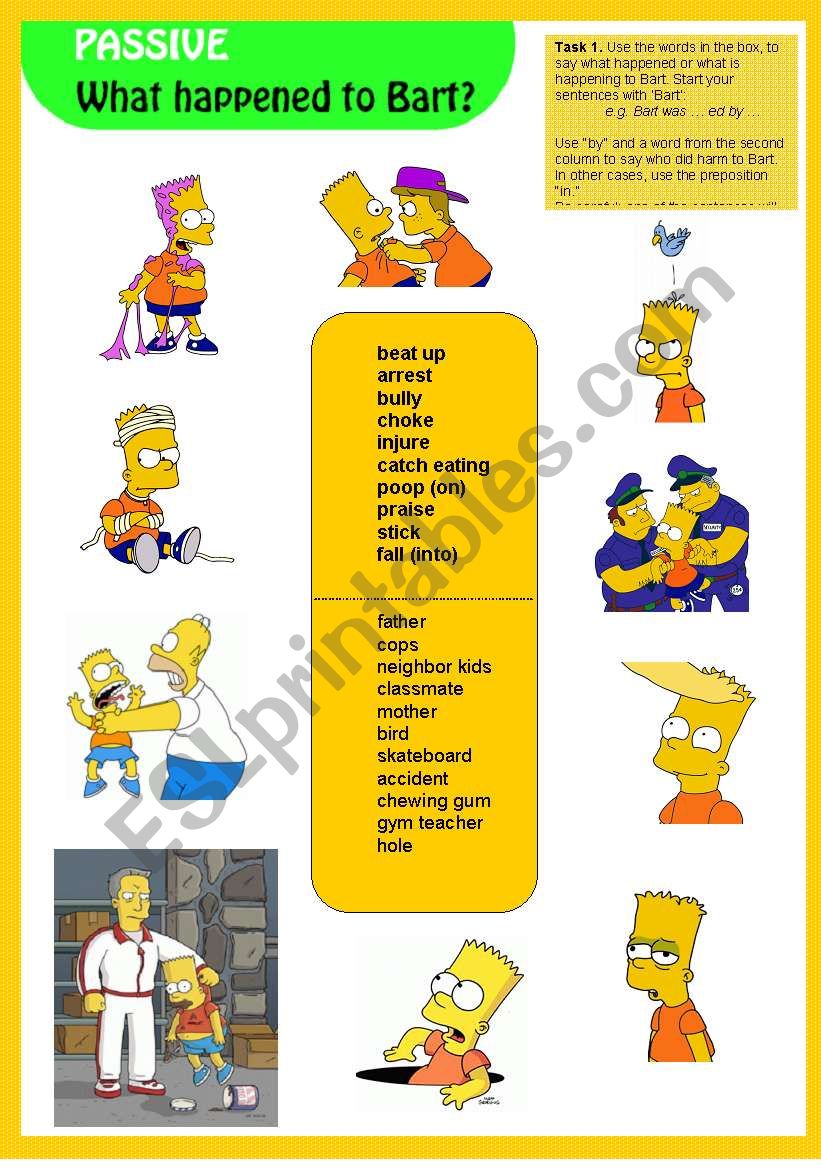 What happened to Bart? - Passive Pictionary