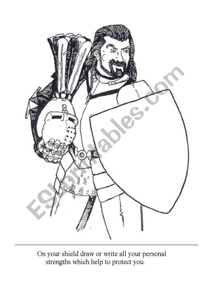Strengths Shield worksheet