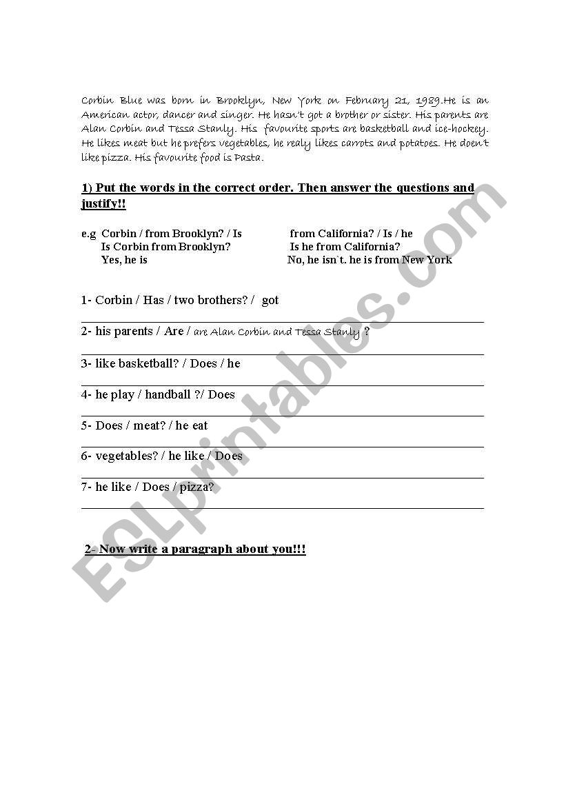 High school musical 3 worksheet