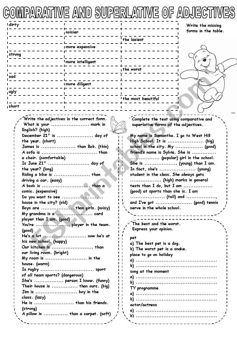 COMPARATIVE AND SUPERLATIVE OF ADJECTIVES (2)