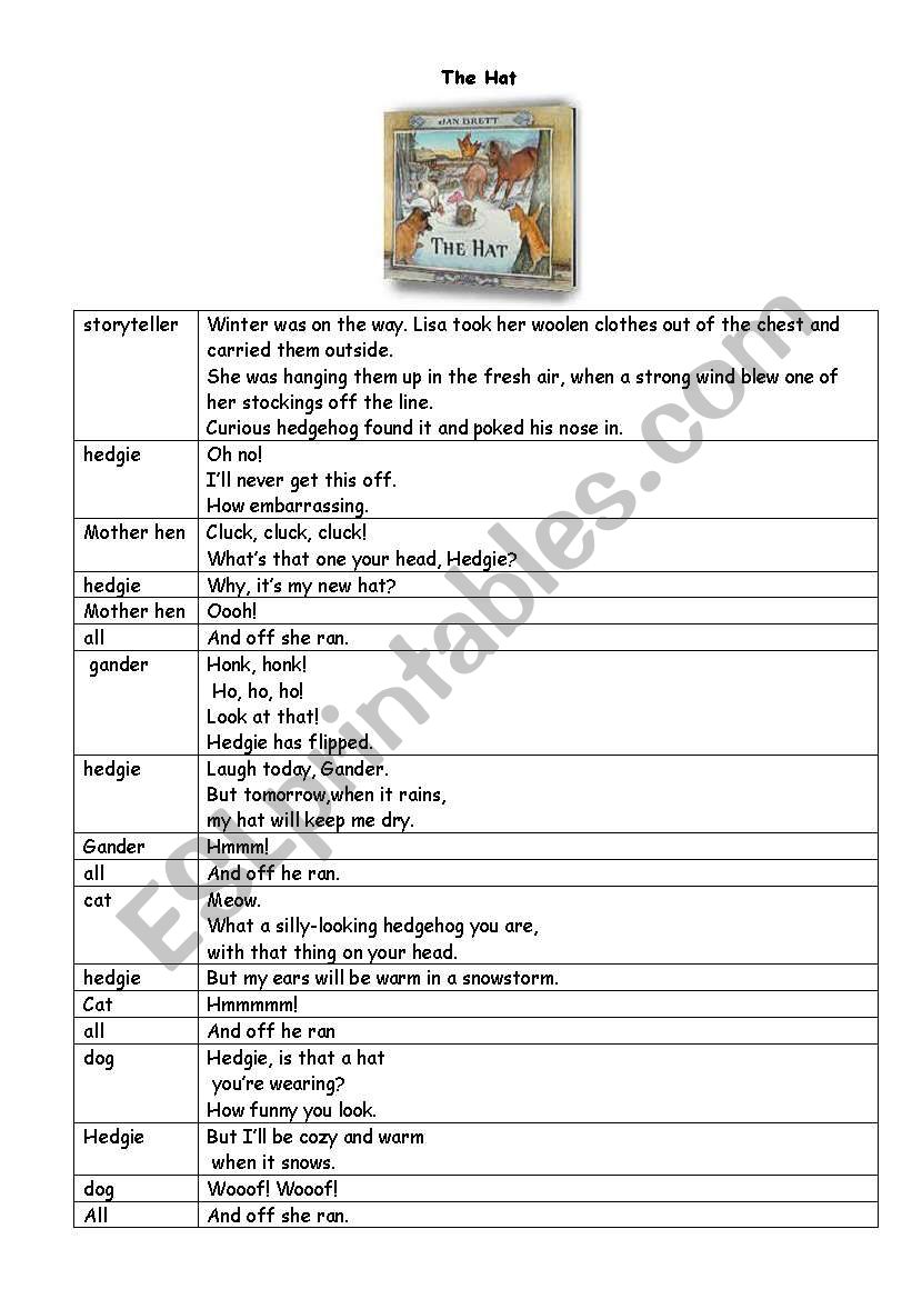 the hat worksheet