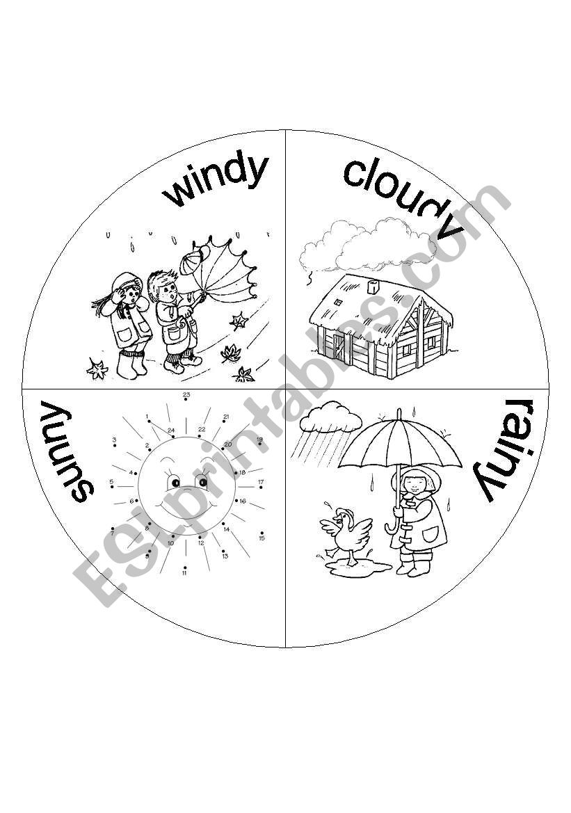 weather wheel part 2 of 2 worksheet