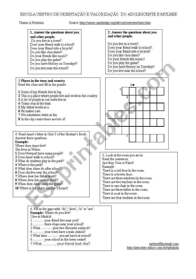 Grammar Exercises worksheet