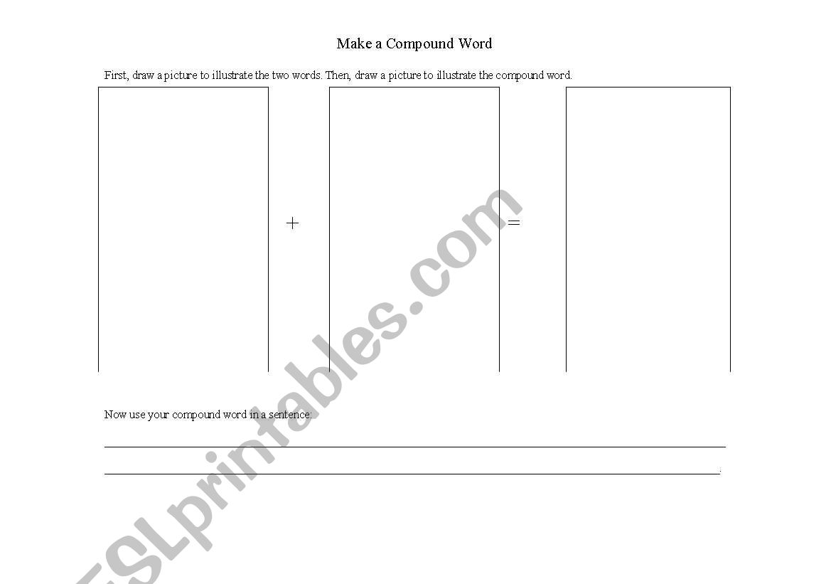 Compound Words worksheet