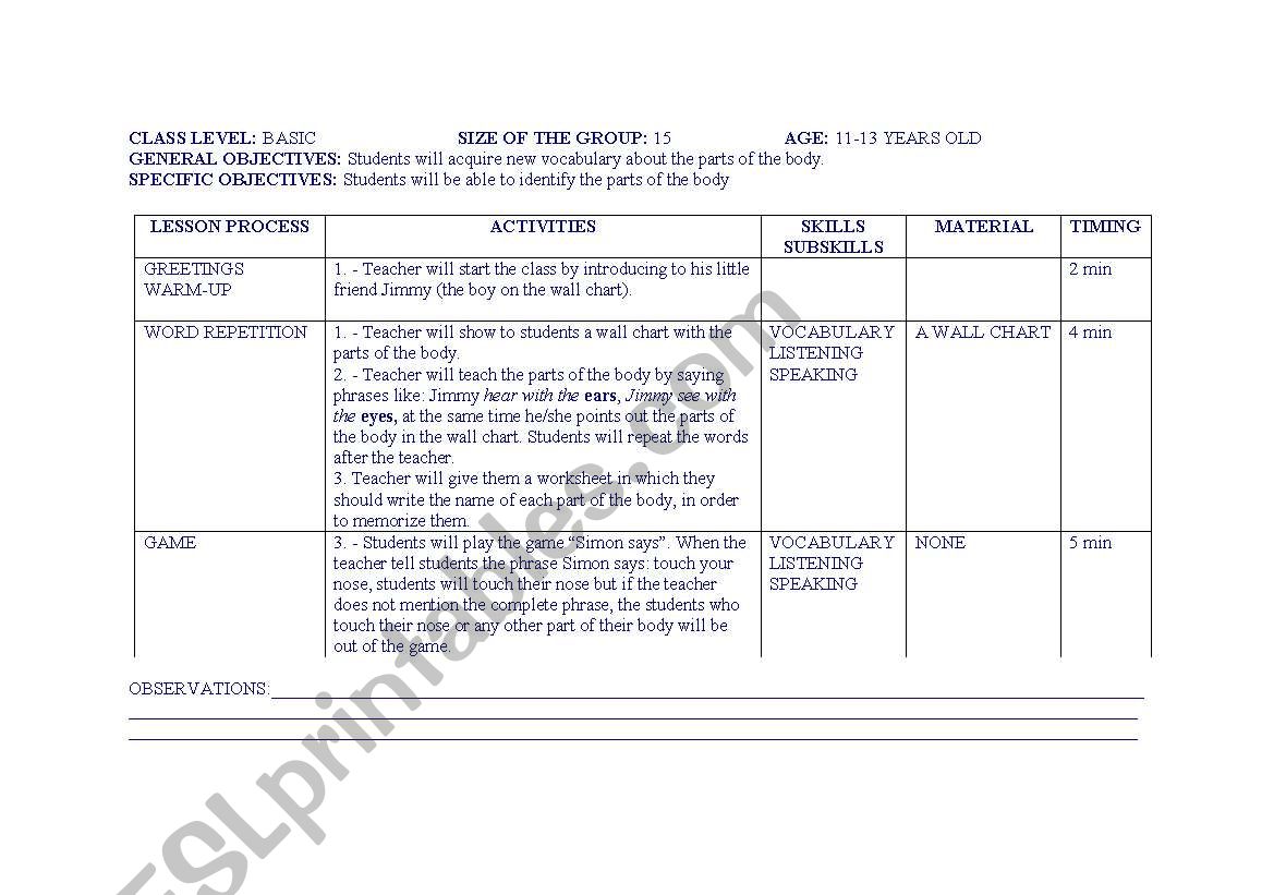 Simple present worksheet
