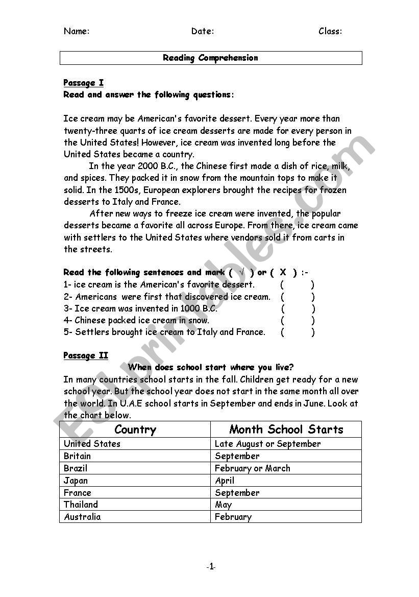 Around the world theme worksheet