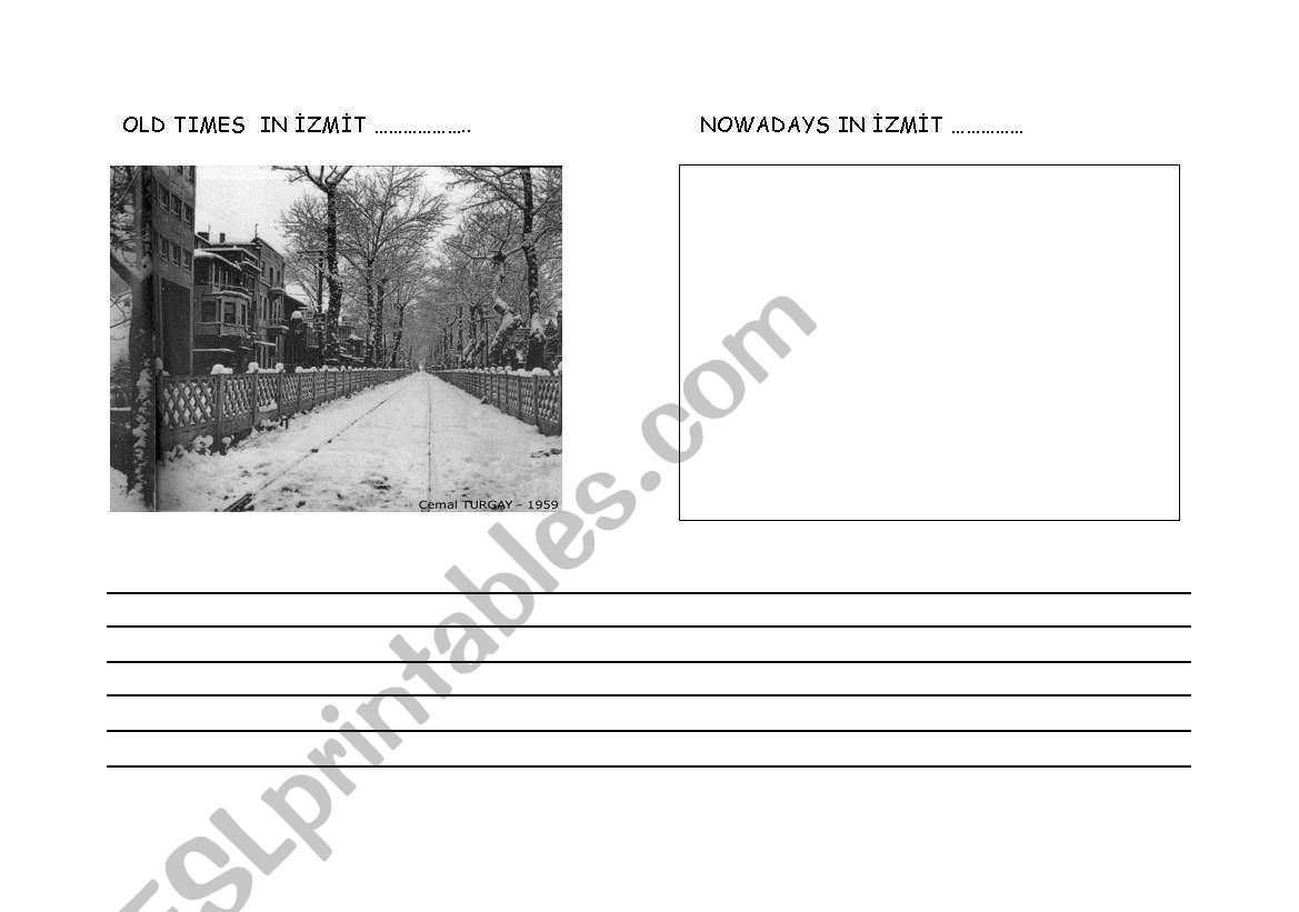 USED TO worksheet