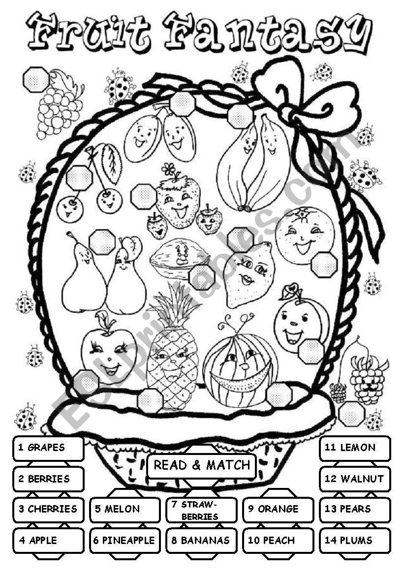 Fruit Fantasy worksheet