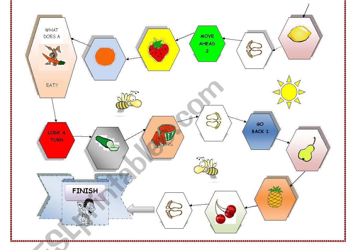 Board game-fruit and vegetable part 2