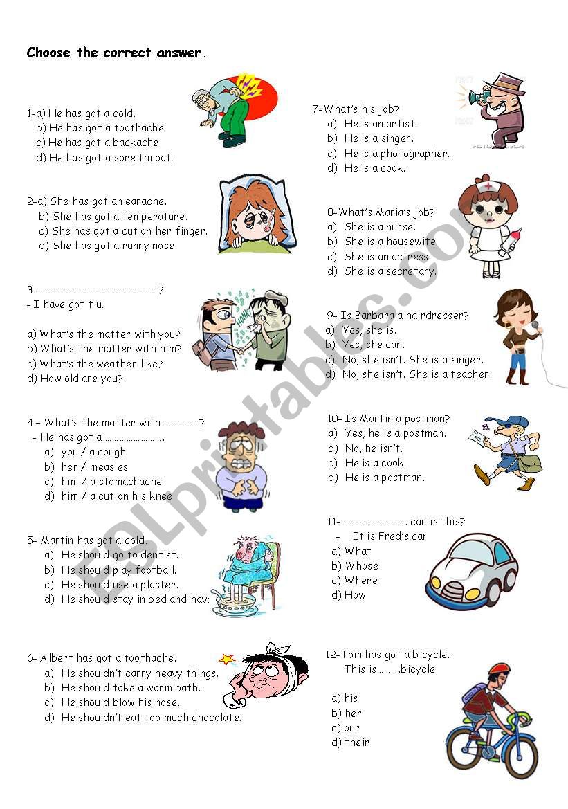 revision for 5th grades worksheet