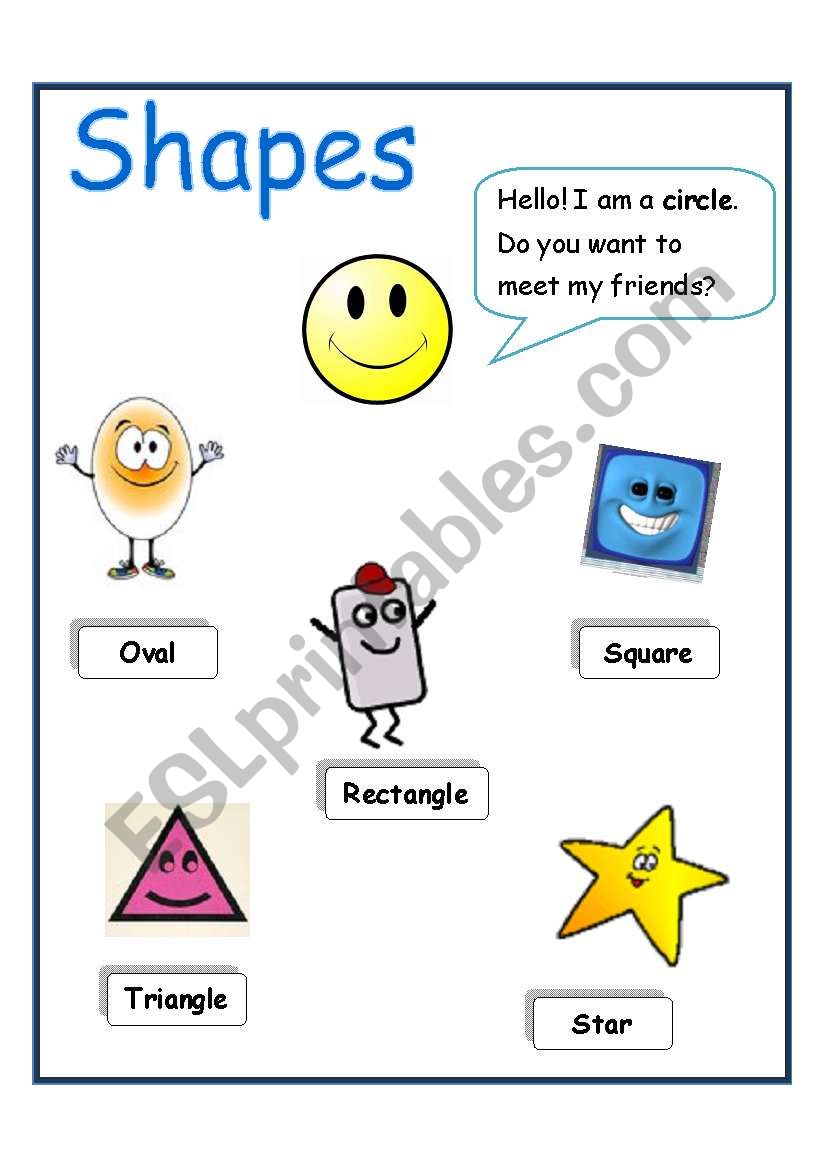 shapes handout worksheet