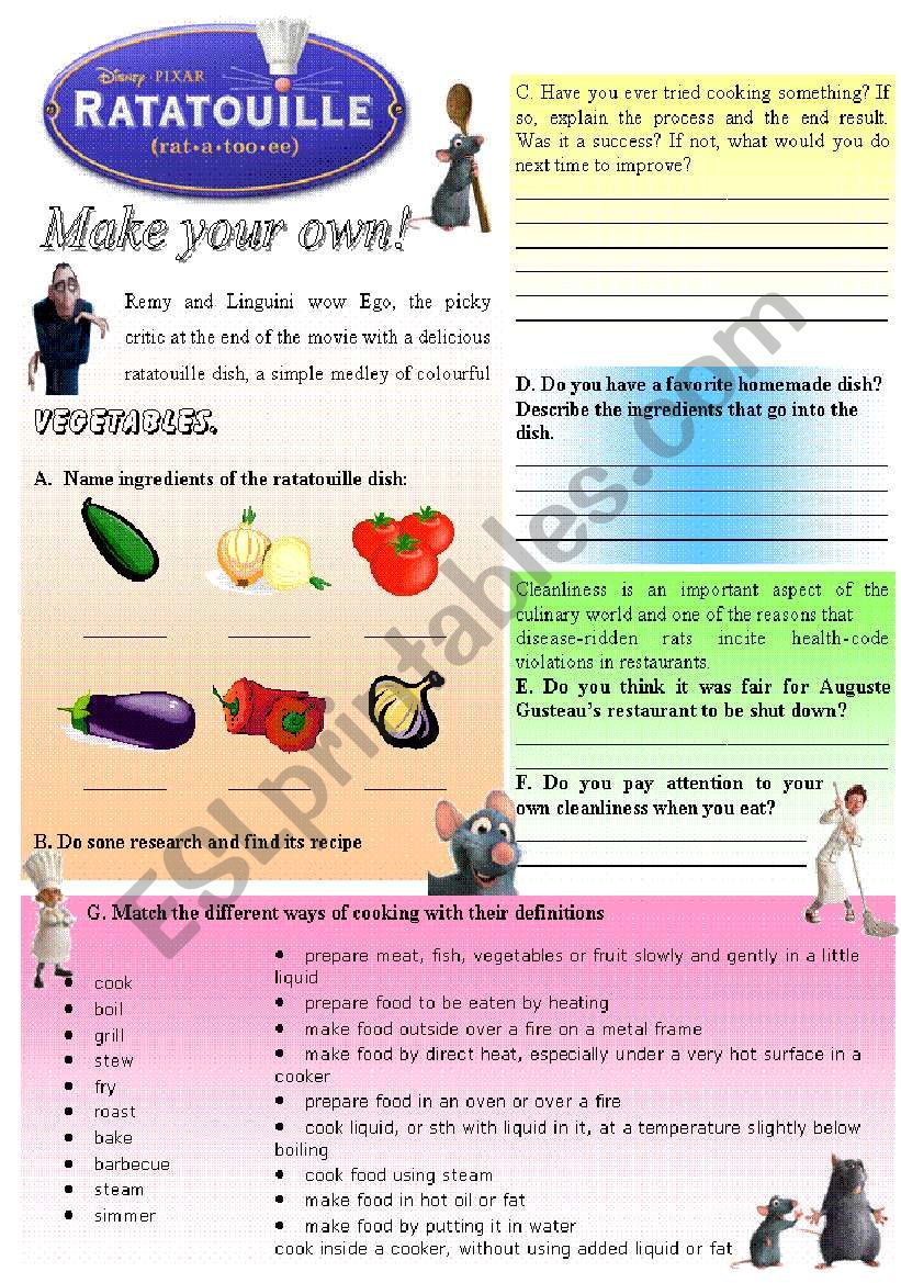 Ratatouille - Make your own! (3/3)