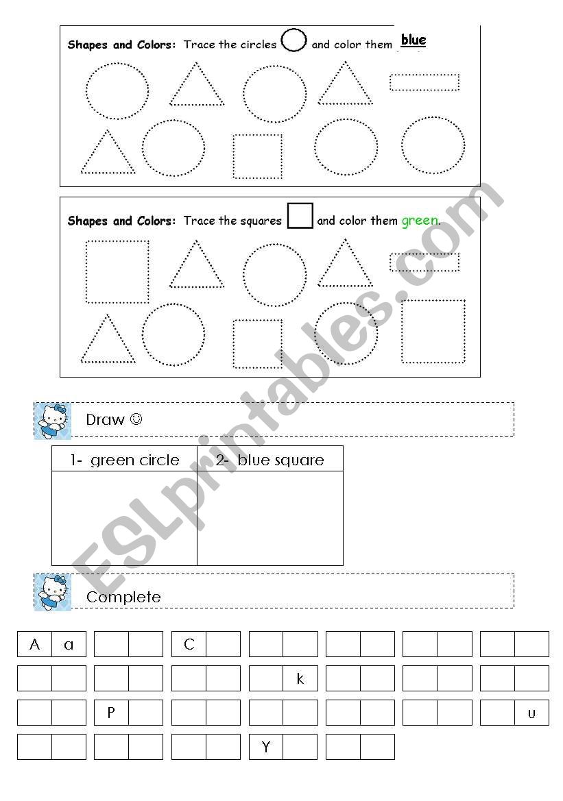 shapes worksheet