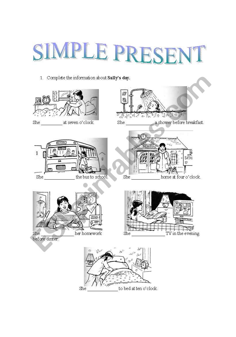 Simple Present worksheet