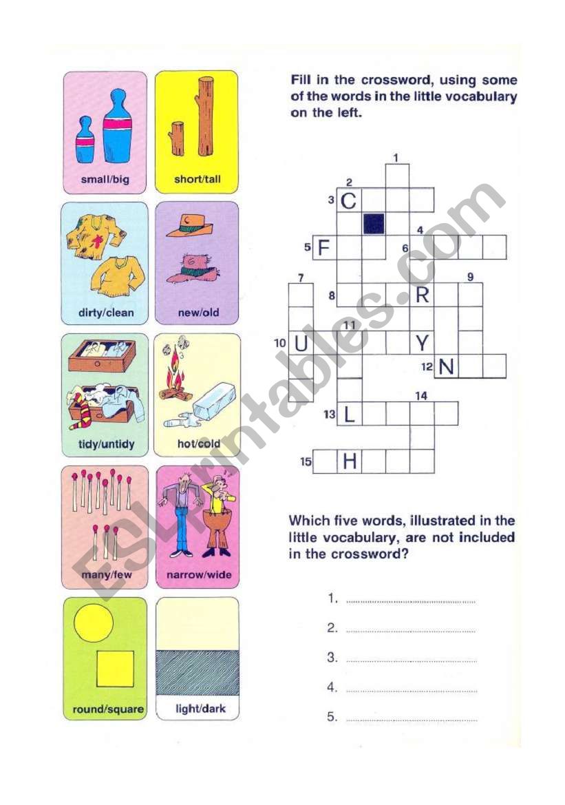 Comparatives Worksheet worksheet