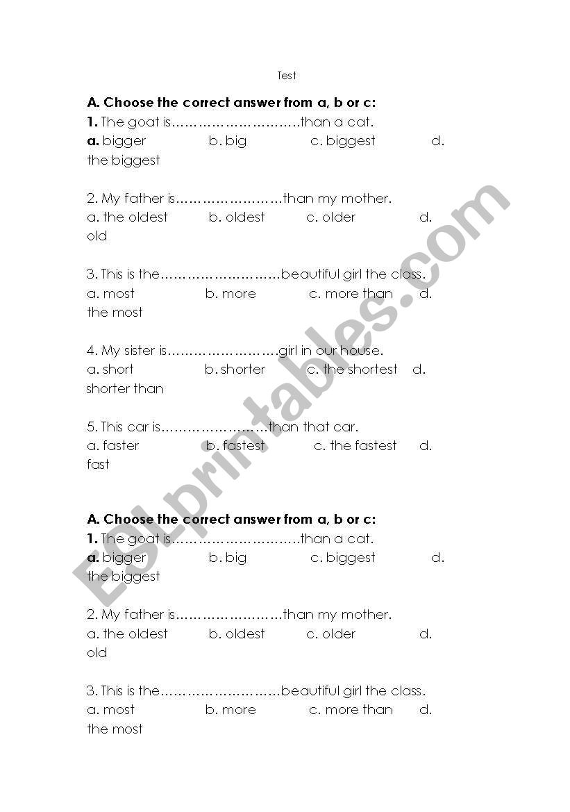 Grammar worksheet worksheet