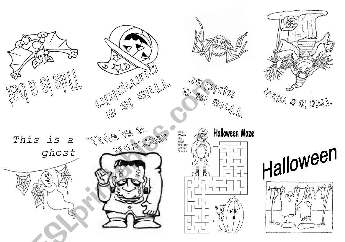 Halloween  worksheet