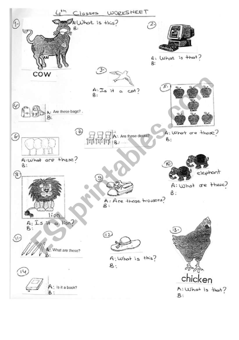 vocabulary worksheet