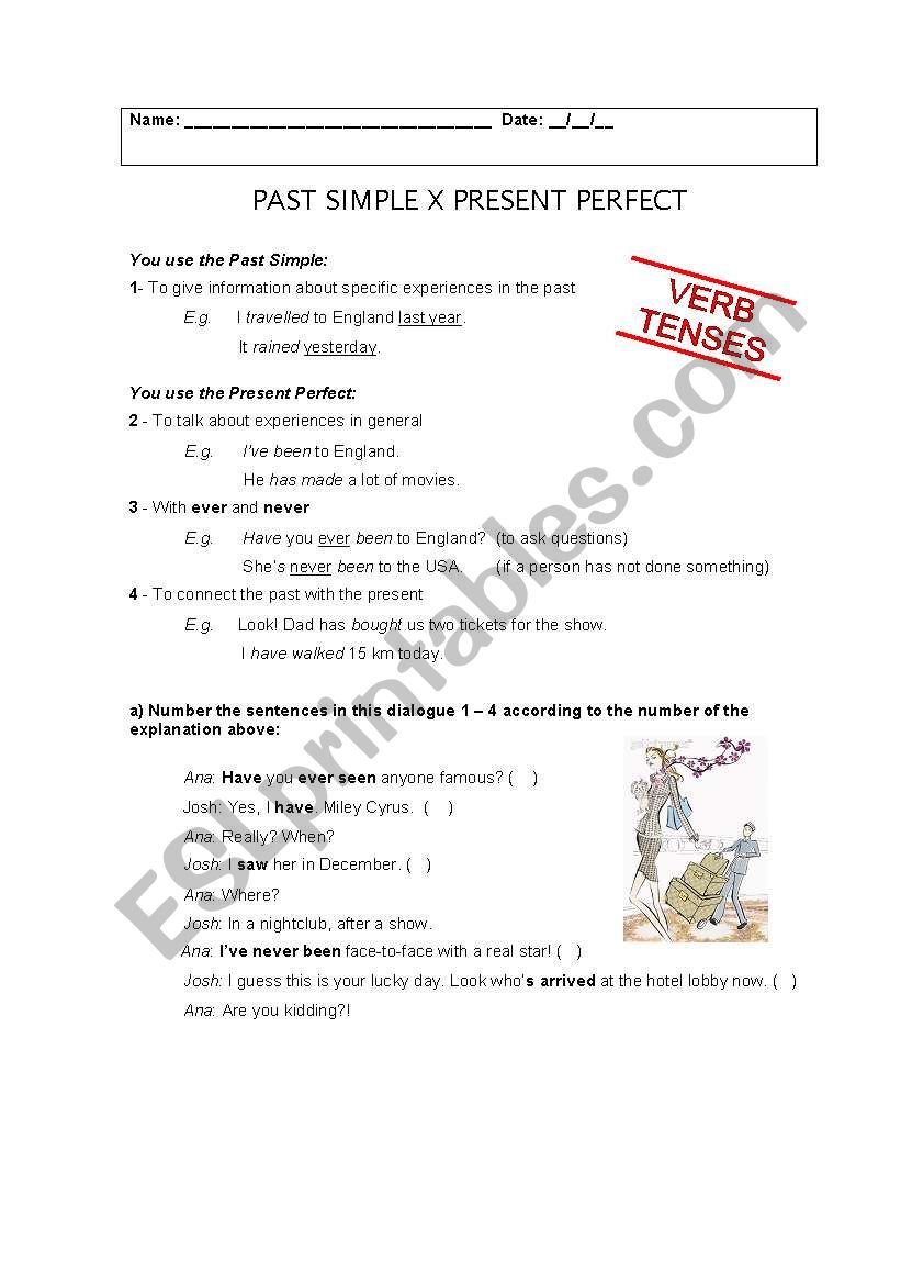 Past Simple versus Present Perfect