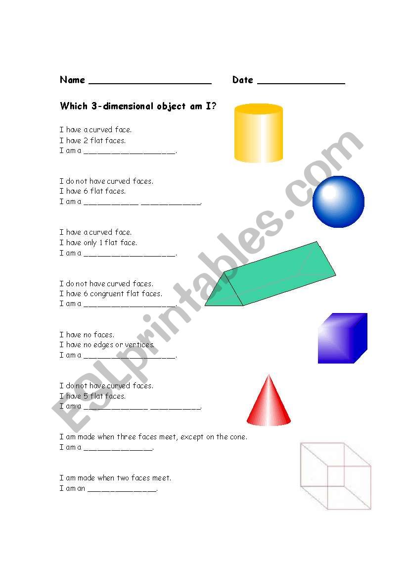 Geometry Worksheet worksheet