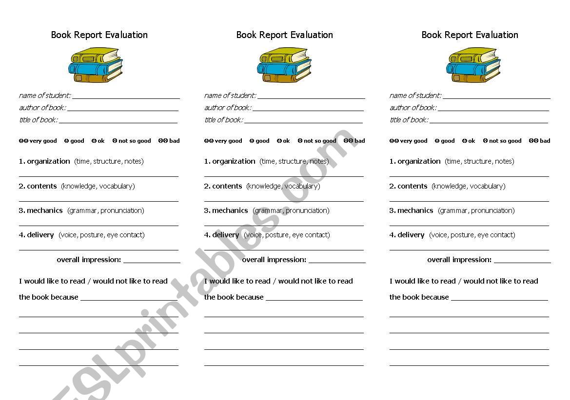How to ... evaluate a book report