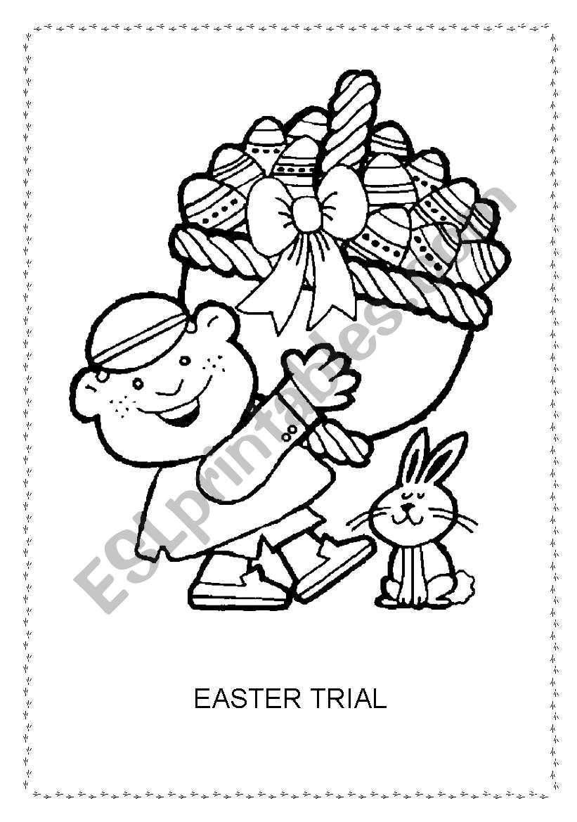 Easter Trial - part one worksheet