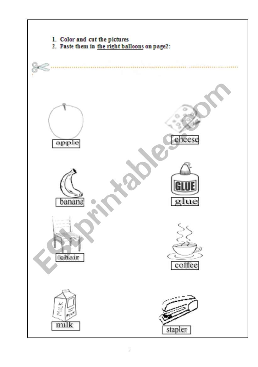 countables & uncountables activity