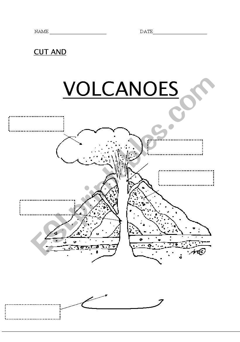 VOLCANOES worksheet