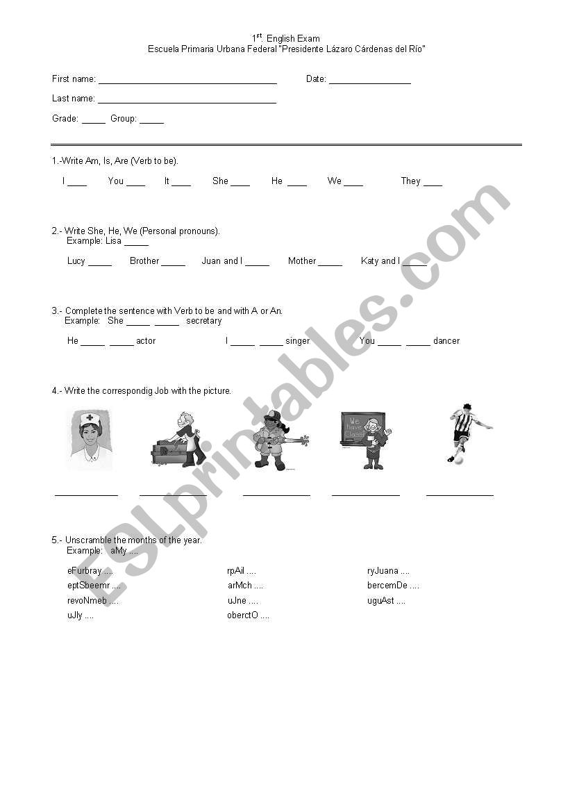 Test worksheet