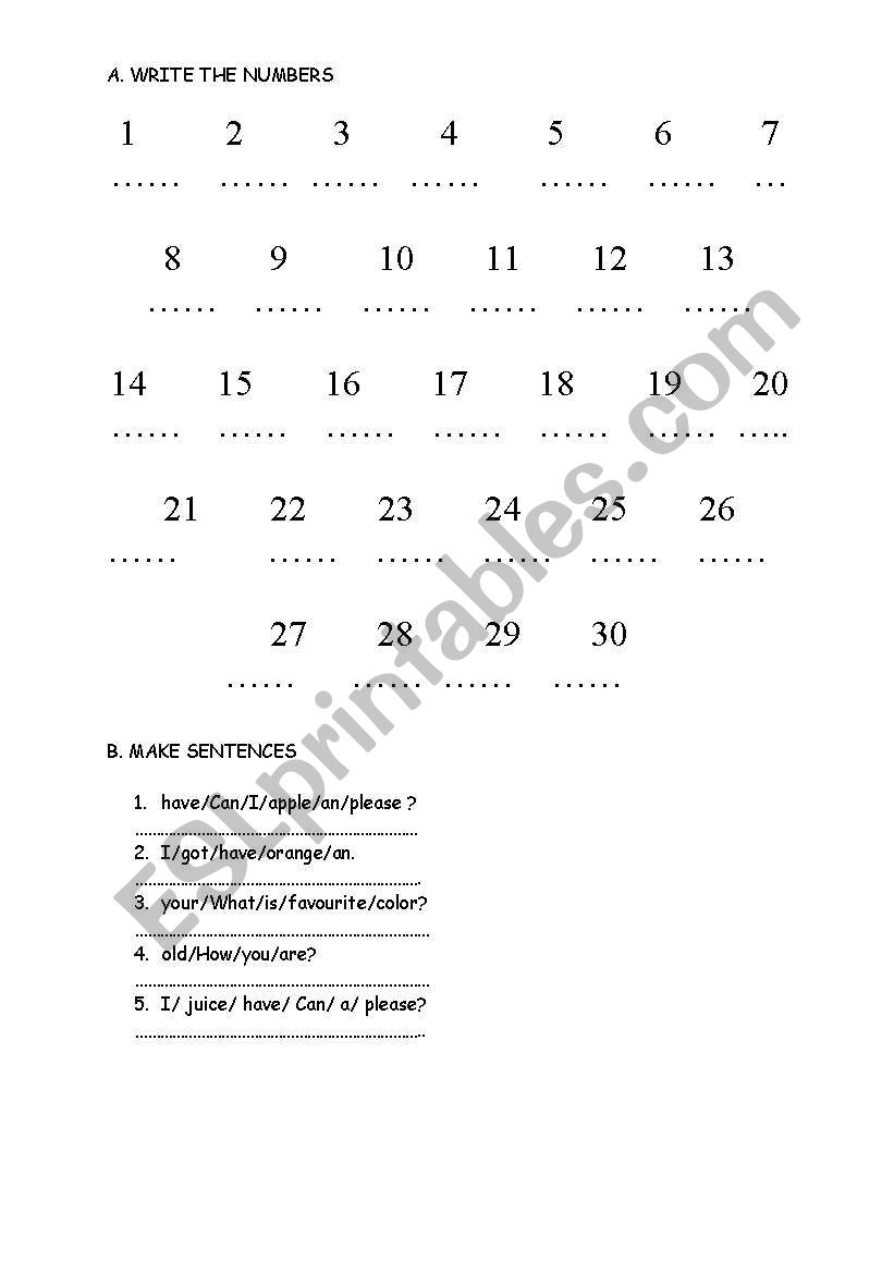 2nd grade ws worksheet