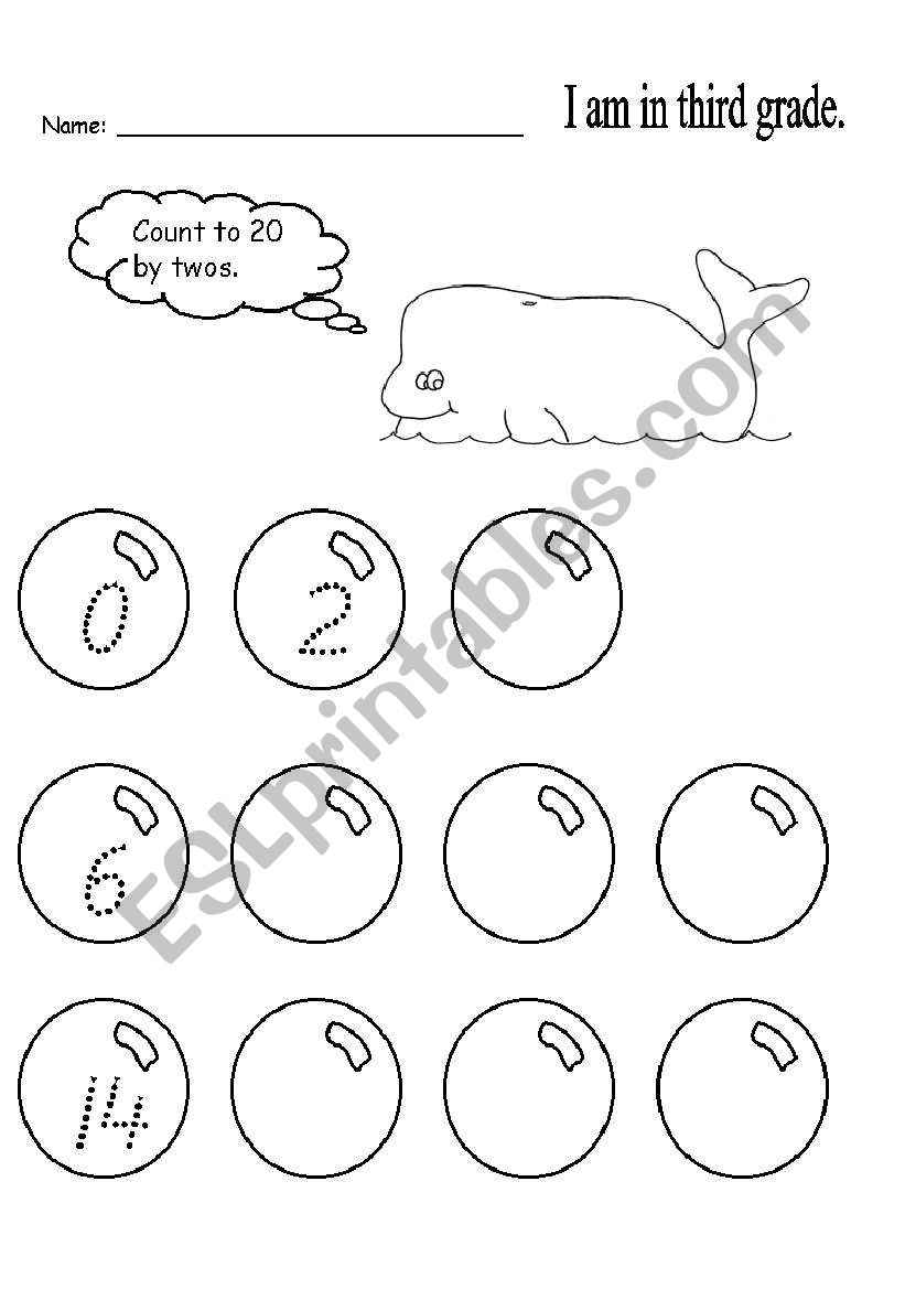 numbers worksheet