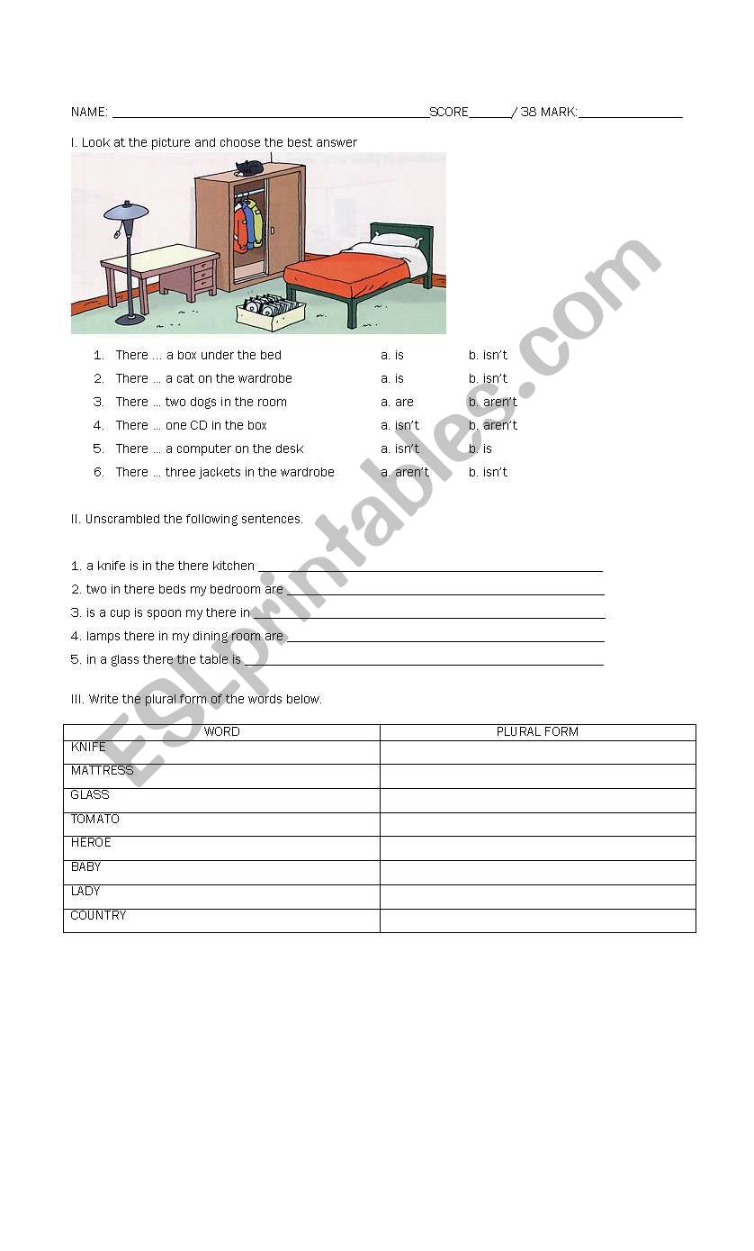 is there ?? worksheet