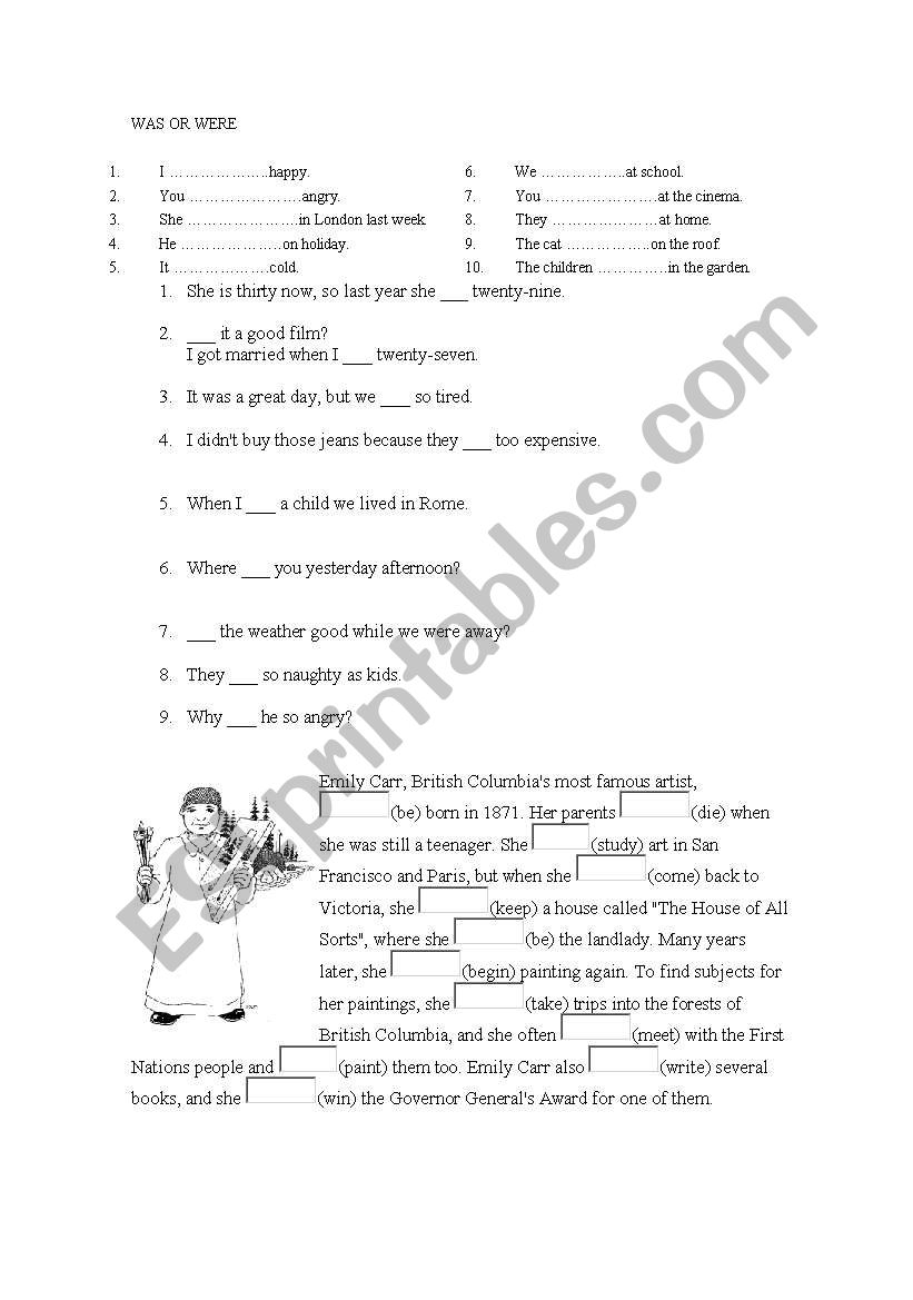 PASTSIMPLE worksheet