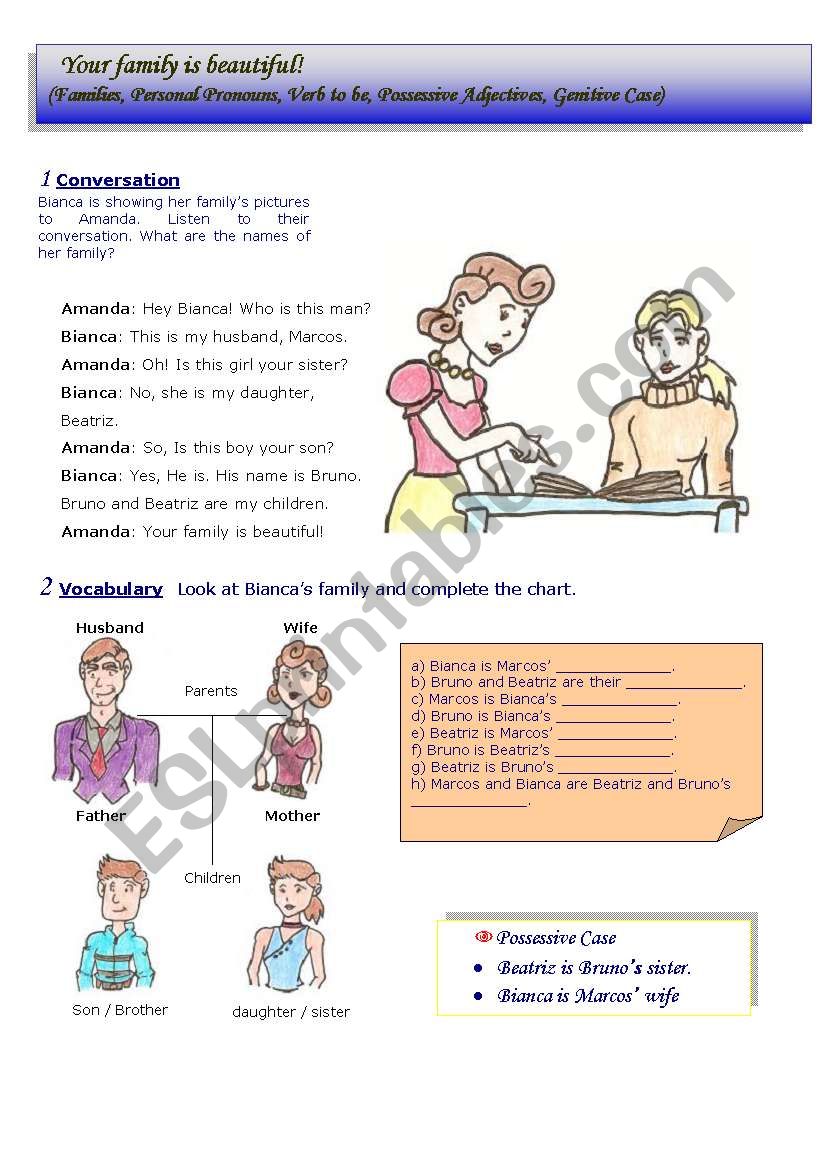Family - worksheet worksheet