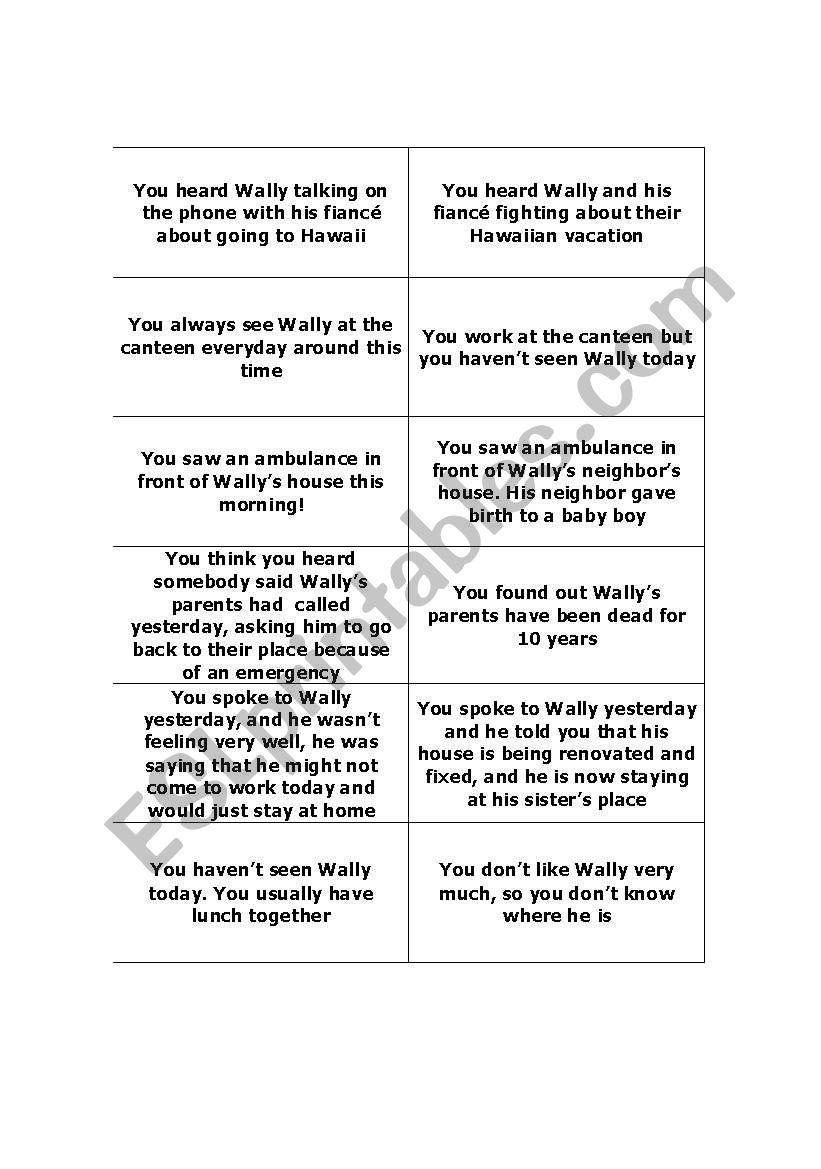 WhereÂ´s Wally worksheet