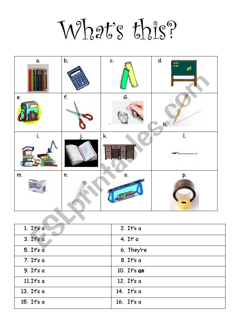 What´s This Esl Worksheet By Lallabel