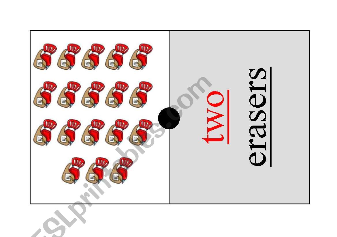 NUMBERS 1 to 20 and CLASSROOM VOCABULARY   DOMINO (1)