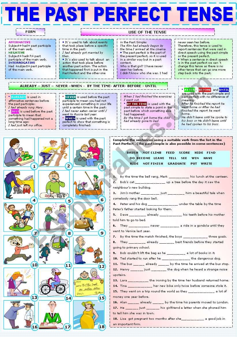 the-past-perfect-tense-esl-worksheet-by-katiana