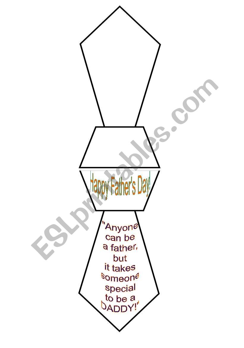 happy fatherÂ´s day worksheet